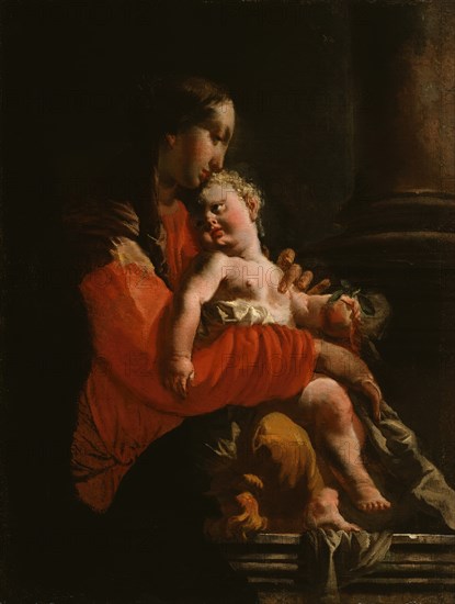 Virgin and Child, c1720-1725. Creator: Giovanni Battista Tiepolo.