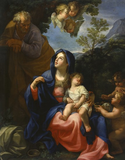 The Rest on the Flight into Egypt, c1720-1730. Creator: Giovanni Odazzi.