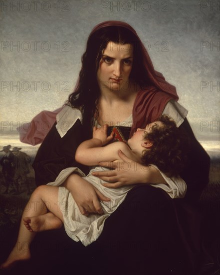 The Scarlet Letter, 1861. Creator: Hugues Merle.