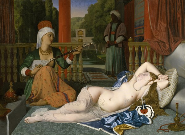 Odalisque, 1842. Creator: Jean-Auguste-Dominique Ingres.