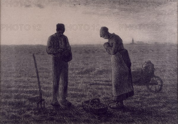 The Angelus, c1860. Creator: Jean Francois Millet.