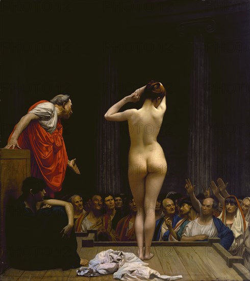 A Roman Slave Market, c1884. Creator: Jean-Leon Gerome.