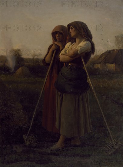 The Close of Day, 1865. Creator: Jules Breton.