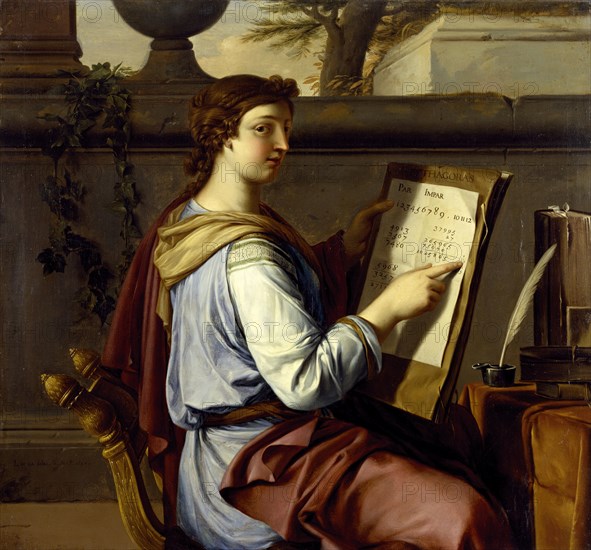 Allegory of Arithmetic, 1650. Creator: Laurent de la Hyre.