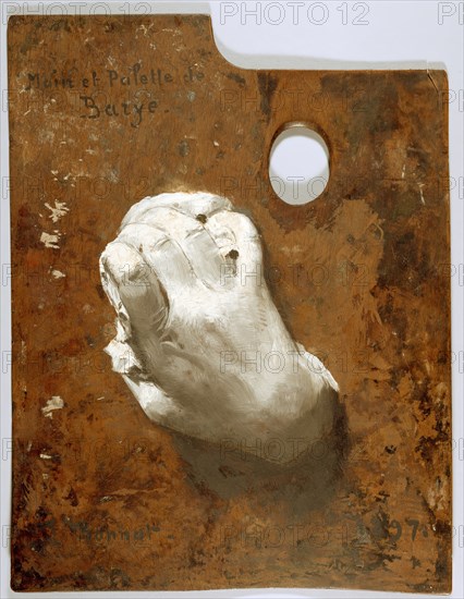 The Hand of Antoine-Louis Barye, 1897. Creator: Leon Joseph Florentin Bonnat.