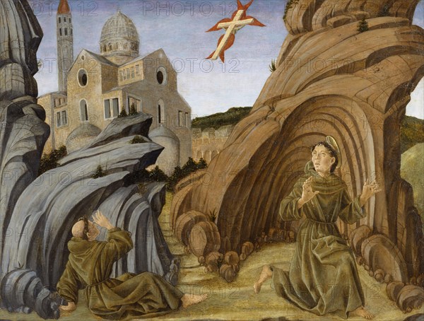 Saint Francis Receiving the Stigmata, c1471. Creator: Marco Zoppo.