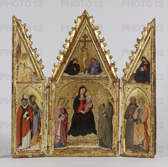 Madonna and Child Enthroned with Saints, c1380-1400. Creator: Master of Panzano.