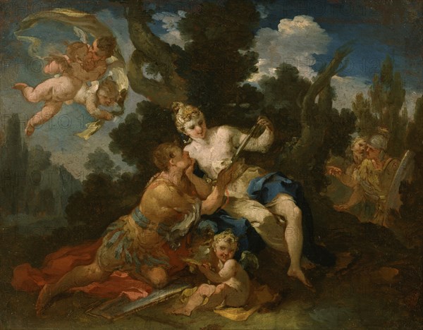 Rinaldo and Armida, 1720-1750. Creator: Michele Rocca.