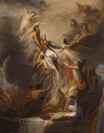 The Apotheosis of Nelson, c1818. Creator: Pierre Nicolas Legrand.