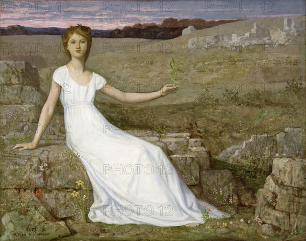 Hope, 1872. Creator: Pierre Puvis de Chavannes.