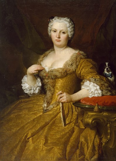 Portrait of Giovanna Bagnara (?), c1739. Creator: Pierre Subleyras.