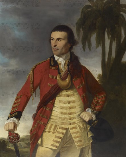 Portrait of an Officer, c1773. Creator: Tilly Kettle.