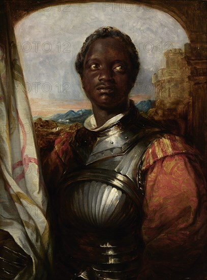 Ira Aldridge in the Role of Shakespeare's Othello, c1826. Creator: William Mulready.