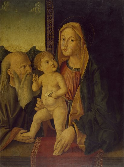 The Holy Family, 1490-1520. Creator: Workshop of Marco Palmezzano.