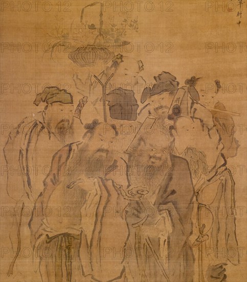 The Eight Immortals, 1813. Creator: Zhu Wenxin.