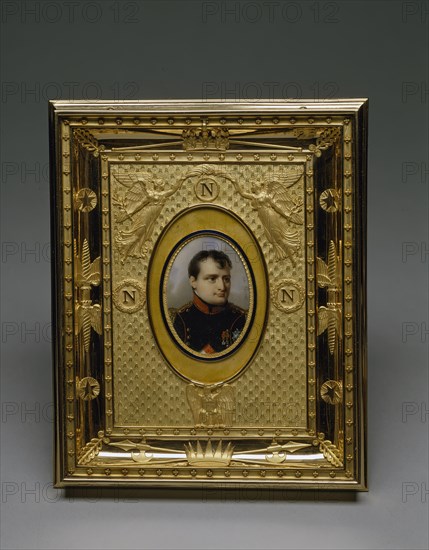 Napoleon I, 1812; Frame: 1808. Creator: Jean-Baptiste Isabey.