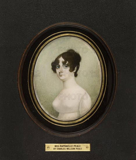 Portrait of Mrs. Raphaelle Peale (Margaret McGlathery Peale) (?), 1st quarter 20th Century. Creator: Unknown.