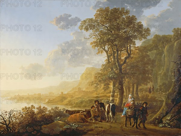 The Flight into Egypt, c1655. Creator: Aelbert Cuyp.