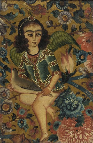 Angel with Bird, 19th century. Creator: Unknown.