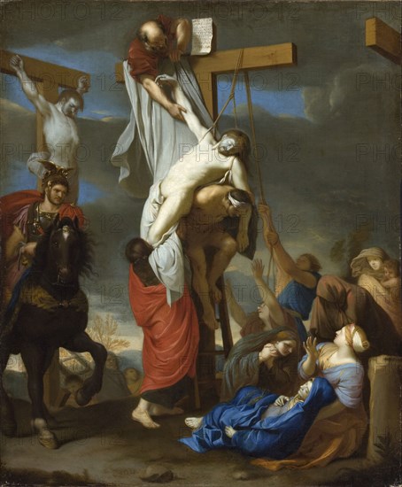 The Descent from the Cross, Late 1640s. Creator: Charles le Brun.