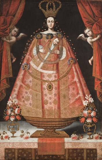 Virgin of Belén (Virgen de Belén) (image 1 of 11), between c1700 and c1720. Creator: Cusco School.