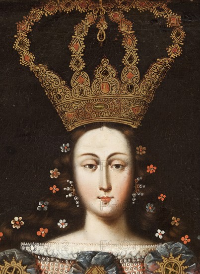 Virgin of Belén (Virgen de Belén) (image 2 of 11), between c1700 and c1720. Creator: Cusco School.