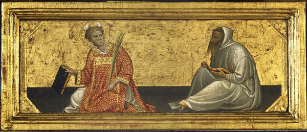 St. Stephen and St. Bruno, turn of the 14/15th century. Creator: Gherardo di Jacopo.