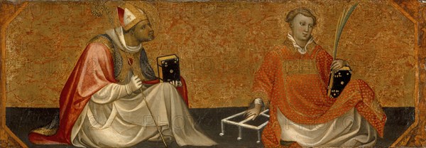 A Bishop Saint and Saint Lawrence, between c1404 and c1407. Creator: Gherardo di Jacopo.