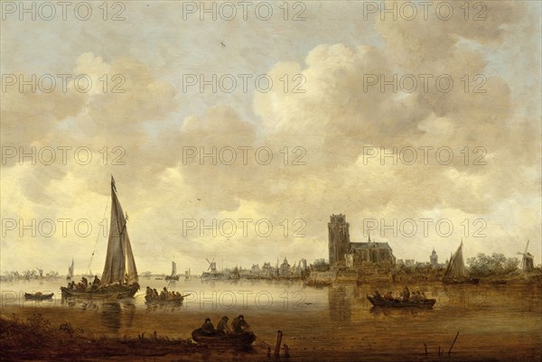 View of Dordrecht, 1645. Creator: Jan van Goyen.