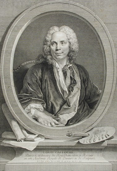 Louis Galloche, 1776. Creator: Johann Gotthard von Müller.