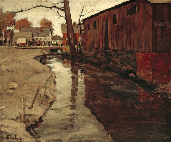 Mill-Race, c1903. Creator: Jonas Lie.