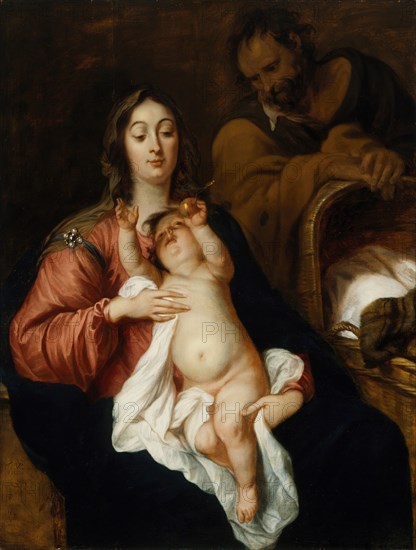 The Holy Family, late 1640s. Creator: Thomas Willeboirts.