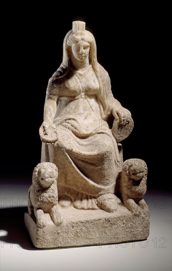 Statuette of Cybele, 2nd century. Creator: Unknown.