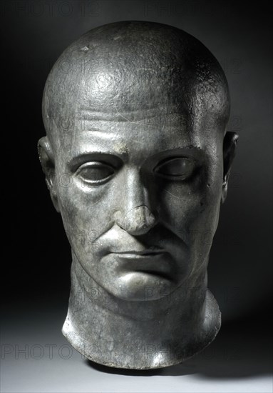 Head of a Priest of Isis, 2nd century or later. Creator: Unknown.