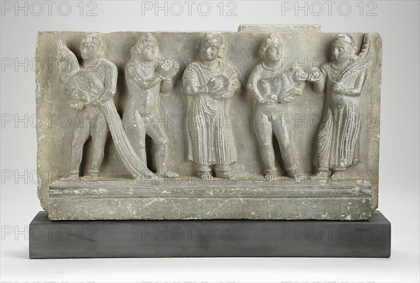 Stair-Riser Relief with Offering Scene, 2nd-3rd century. Creator: Unknown.