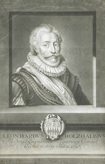 Leon Hardus Holzhalbius, c1756. Creator: Sebastian Walch.