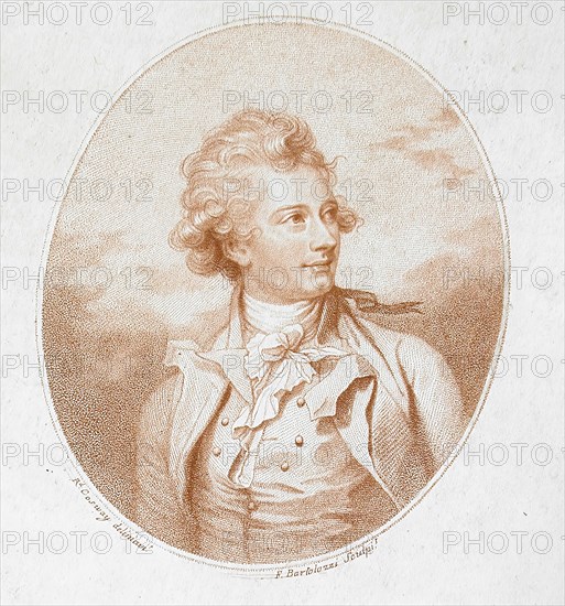 Vincent Lunardi, Esquire, 1784. Creator: Francesco Bartolozzi.