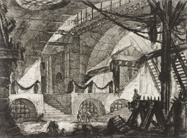 The Sawhorse, 1761. Creator: Giovanni Battista Piranesi.