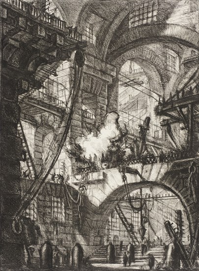 The Smoking Fire, 1761. Creator: Giovanni Battista Piranesi.