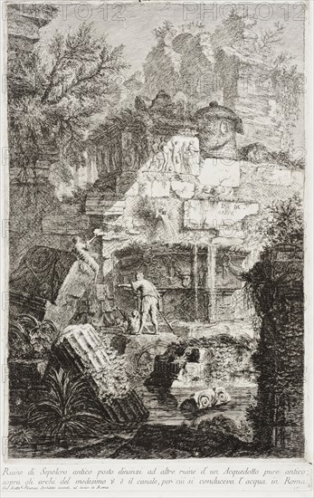 Ruins of Ancient Buildings, c1743. Creator: Giovanni Battista Piranesi.