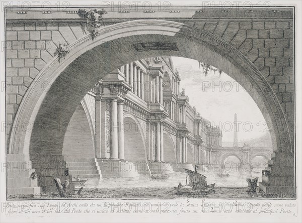 Hall in the Corinthian Order, c1743. Creator: Giovanni Battista Piranesi.