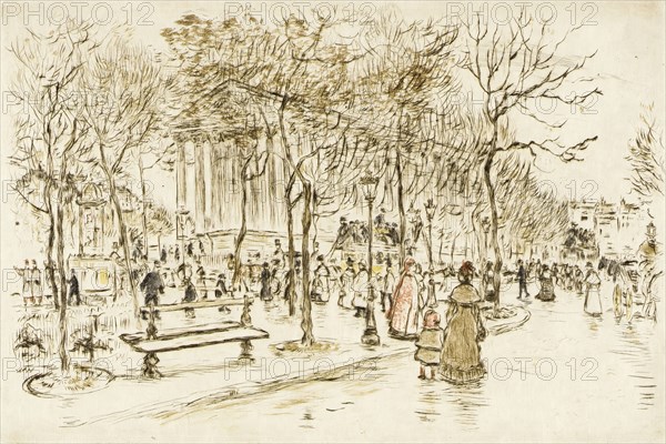 La Madeleine, 1898. Creator: Jean-François Raffaëlli.