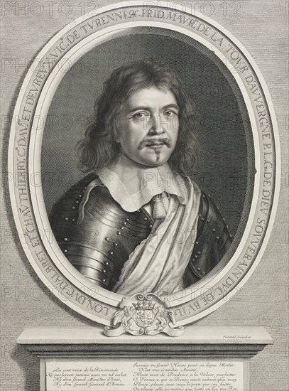 Frédéric-Maurice de la Tour d'Auvergne, Duc de Bouillon, between circa 1655 and circa 1656. Creator: Robert Nanteuil.