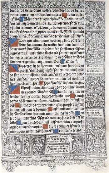 Printed Manuscript Page, c1508. Creator: Unknown.