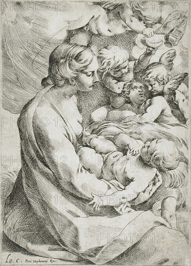 Madonna and Child with Angels, between c1595 and c1610. Creator: Lodovico Carracci.