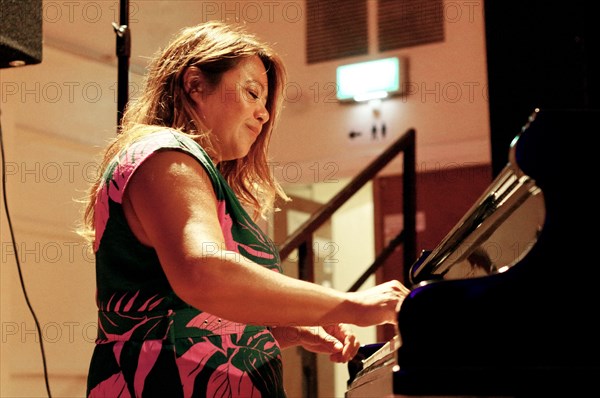 Nikki Yeoh, Denys Baptiste Quartet, Battle Jazz Festival, Battle, East Sussex, July 2023. Creator: Brian O'Connor.