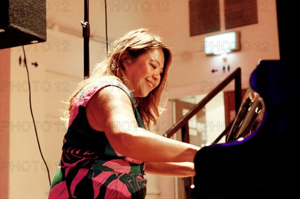 Nikki Yeoh, Denys Baptiste Quartet, Battle Jazz Festival, Battle, East Sussex, July 2023. Creator: Brian O'Connor.