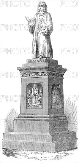 The Watts Memorial Statue at Southampton, 1861. Creator: Unknown.