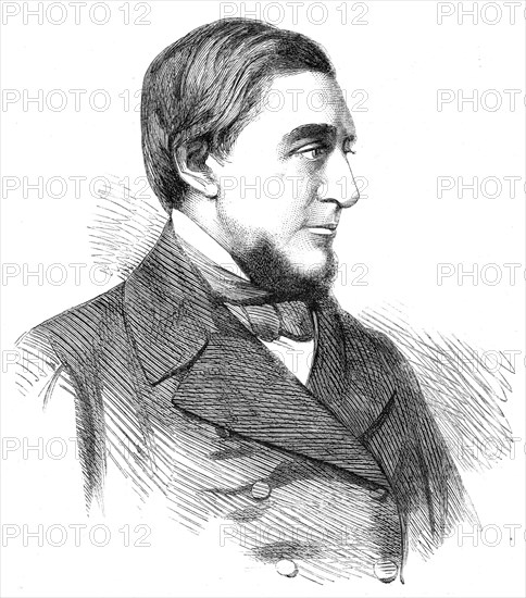 The late Lord Herbert of Lea, 1861. Creator: Unknown.