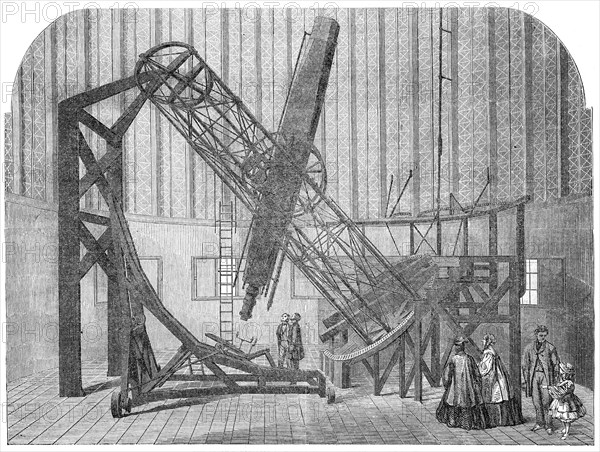 The Great Equatorial of the Royal Observatory, Greenwich, 1861. Creator: Unknown.